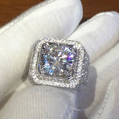 Men's Funky Zircon Rhinestone Ring