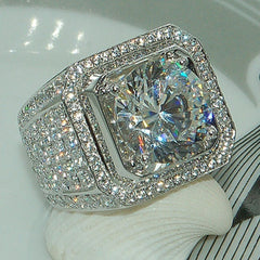 Men's Funky Zircon Rhinestone Ring