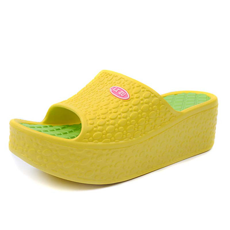 Women's Platform House Slippers Thick Sole Comfy Home Slides