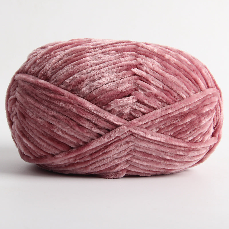 1pc 100g Velvet Yarn Soft Yarn Crochet Knitting Yarn DIY Sweater