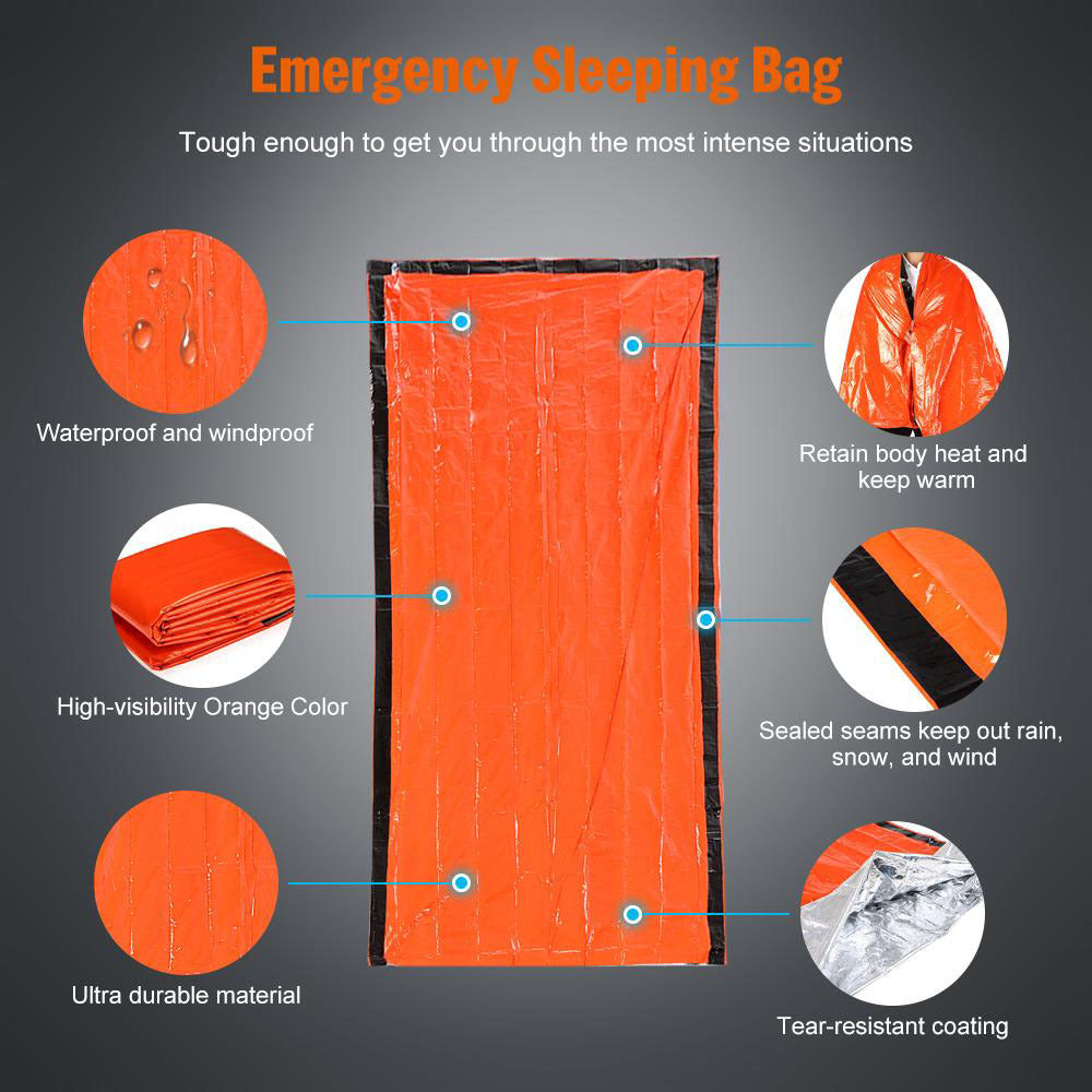 Portable Emergency Sleep Bag for Outdoor Adventures
