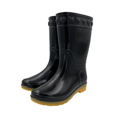 Women's Waterproof Rain Boots Rubber Work Boots Wide Calf Water Shoes