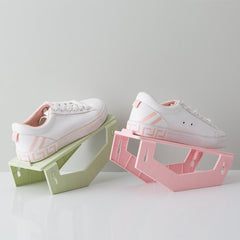 Foldable Shoe Cabinet Storage Rack Double Layer Shoe Rack