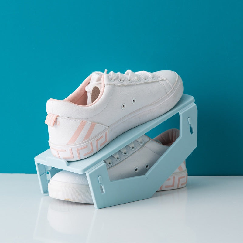 Foldable Shoe Cabinet Storage Rack Double Layer Shoe Rack