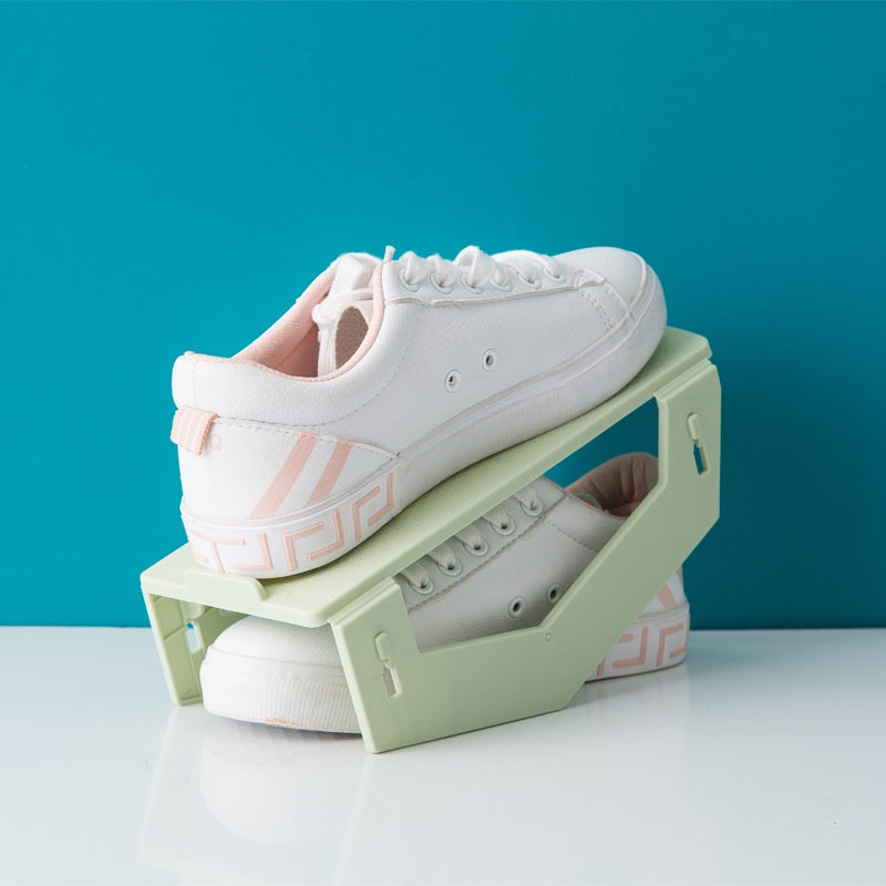 Foldable Shoe Cabinet Storage Rack Double Layer Shoe Rack