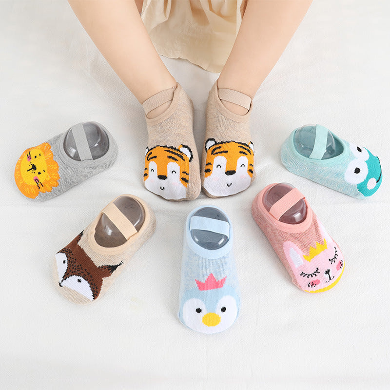 Baby Floor Socks Non slip Animals Graphic Toddler Socks