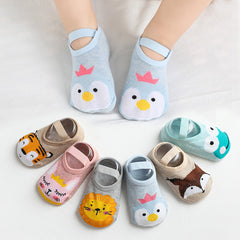 Baby Floor Socks Non slip Animals Graphic Toddler Socks