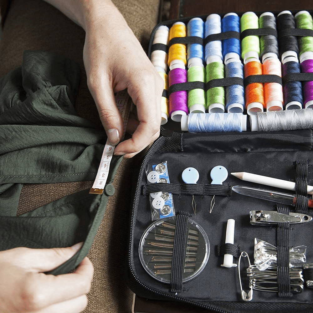 100-Piece Sewing Kit with Threads and Accessories