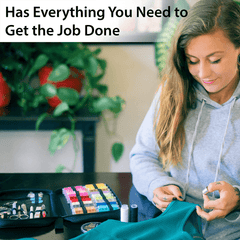 100-Piece Sewing Kit with Threads and Accessories