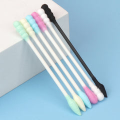 Colorful Paper Shaft Double End Swab 100PCS