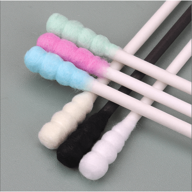 Colorful Paper Shaft Double End Swab 100PCS
