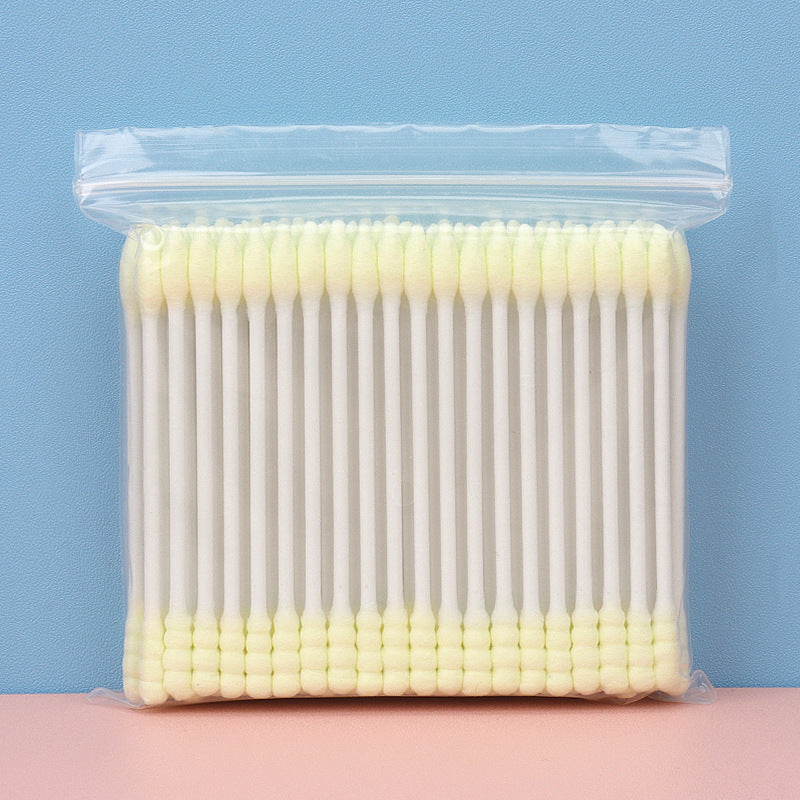 Colorful Paper Shaft Double End Swab 100PCS
