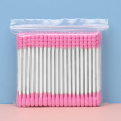 Colorful Paper Shaft Double End Swab 100PCS