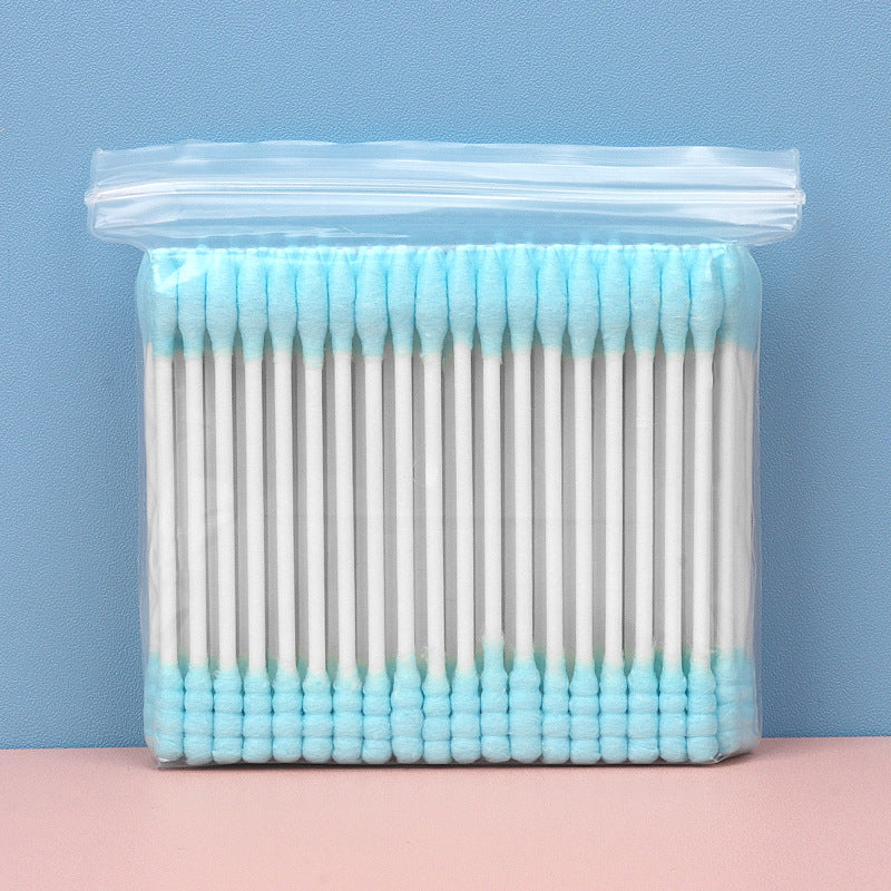 Colorful Paper Shaft Double End Swab 100PCS