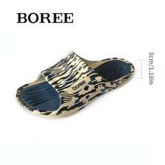 BOREE Men's Slides Comfortable Lightweight Slippers Indoor Outdoor Sandals