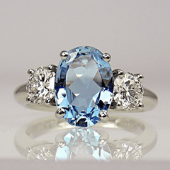 Large Oval Zircon Women's Ring Banquet Party Accessories