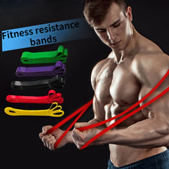 Resistance Band Set for Home Workouts Improve Strength Flexibility Tone Muscles