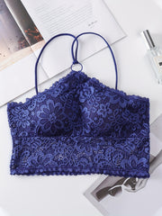 2pcs Girls Lace Halter Camisole Bras Soft Bralette