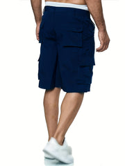 Men's Outdoor Cargo Shorts Summer Casual Solid
