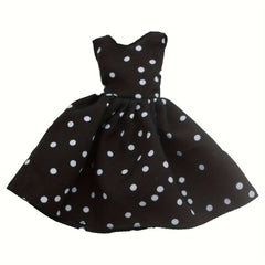 Polka Dot Dress Party Outfit for 11.81 Inch Dolls