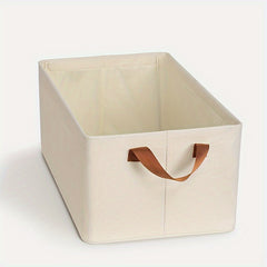 Collapsible Storage Box With Handles - Washable Closet Organizer