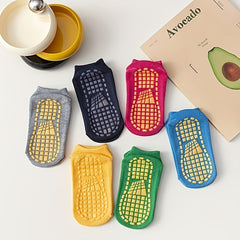 3Pairs Non-slip Sports Socks for Kids, Boys, Girls - Yoga Floor Warmers