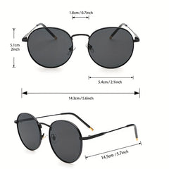 Vintage Round Frame Sunglasses
