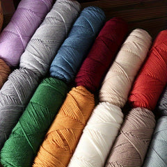 4pcs Wool Thread for Knitting Crocheting Scarf Hat Sweater Yarn