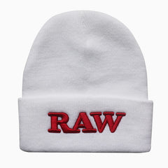 Embroidered Letter RAW Knit Hat Street Hip Hop Warm Wool Hat Men