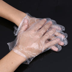 Plastic Clear Disposable Gloves For Cleaning Beauty Work