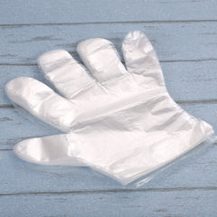 Plastic Clear Disposable Gloves For Cleaning Beauty Work