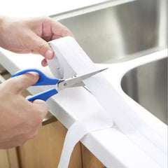 1pc Bathroom Shower Sink Bath Sealing Strip Tape PVC Self Adhesive Waterproof