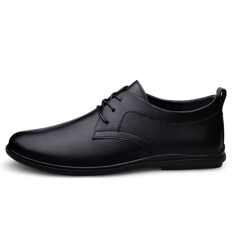 Men's Pointed Toe Oxford Derby Lace Up Dress Shoes for Wedding