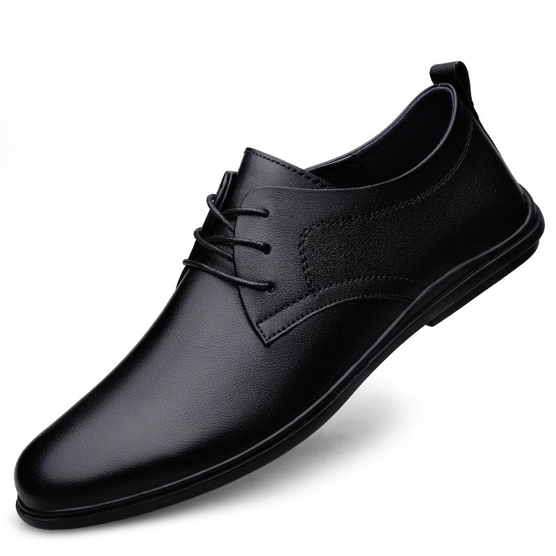 Men's Pointed Toe Oxford Derby Lace Up Dress Shoes for Wedding