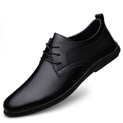 Men's Pointed Toe Oxford Derby Lace Up Dress Shoes for Wedding