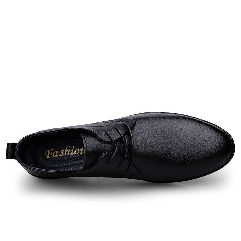 Men's Pointed Toe Oxford Derby Lace Up Dress Shoes for Wedding