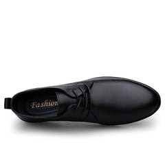 Men's Pointed Toe Oxford Derby Lace Up Dress Shoes for Wedding