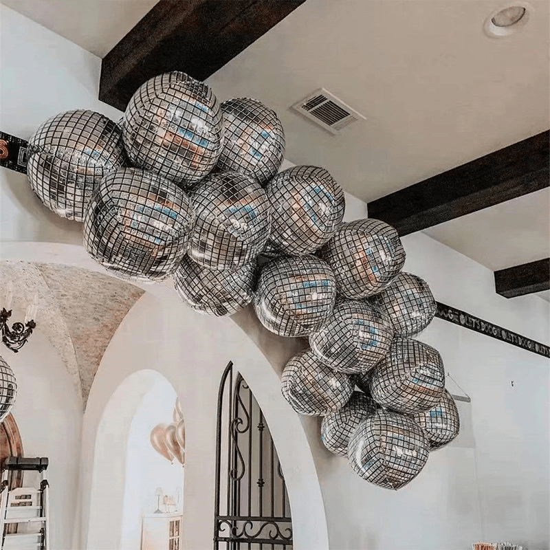 Aluminum Balloon Disco Party Decoration Happy Birthday