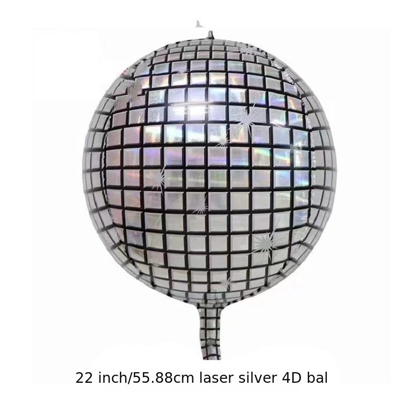 Aluminum Balloon Disco Party Decoration Happy Birthday