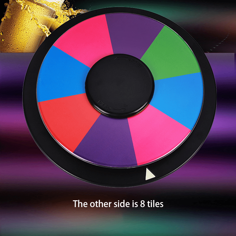Double Sided Spinning Prize Wheel for Holiday Parties