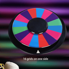 Double Sided Spinning Prize Wheel for Holiday Parties