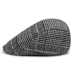 Middle Aged & Elderly Men's Peaked Cap Woolen Warm Dad Hat