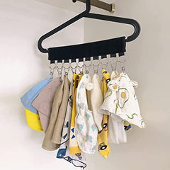 Hat Hanger Drying Rack For Clothes Underwear Ties Scarves Belts