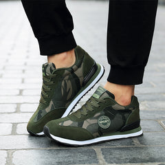 Women's Camo Pattern Running Shoes Cushioned Sneakers