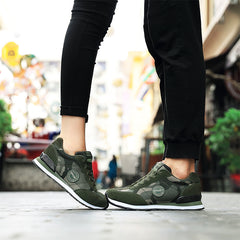 Women's Camo Pattern Running Shoes Cushioned Sneakers