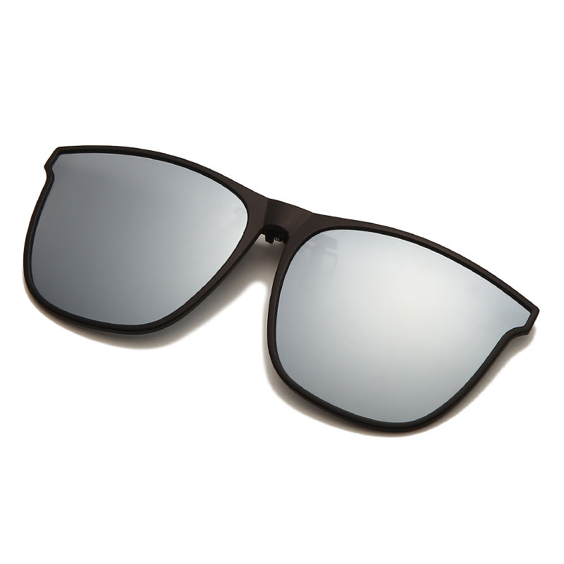 Men's Polarized Clip On Photochromic Night Driving Sunglasses