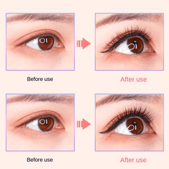 2 Pairs Reusable Self Adhesive Natural Fluffy False Lashes