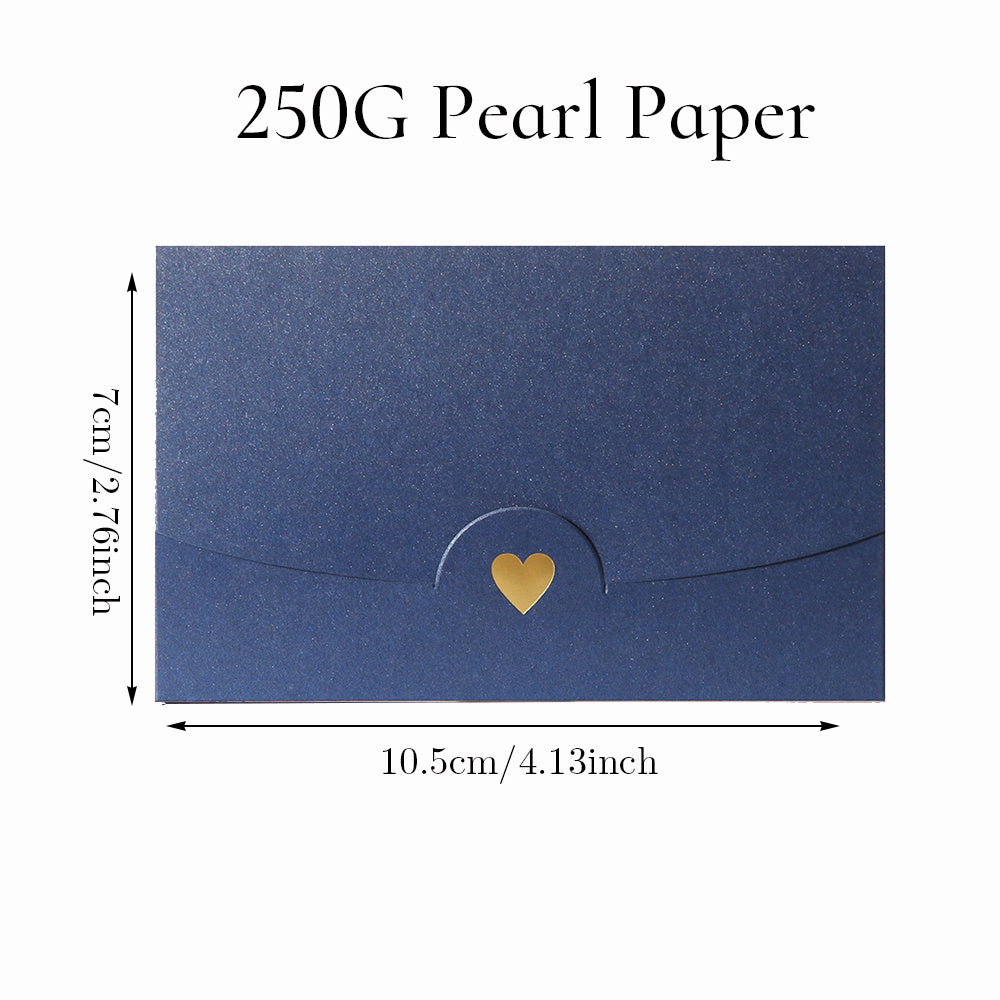 20pcs Small Name Card Envelope Pocket Love Pearlescent Mini Envelopes