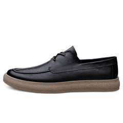 Men's Leather Loafer Shoes Lightweight Slip On Dress Shoes