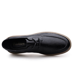 Men's Leather Loafer Shoes Lightweight Slip On Dress Shoes